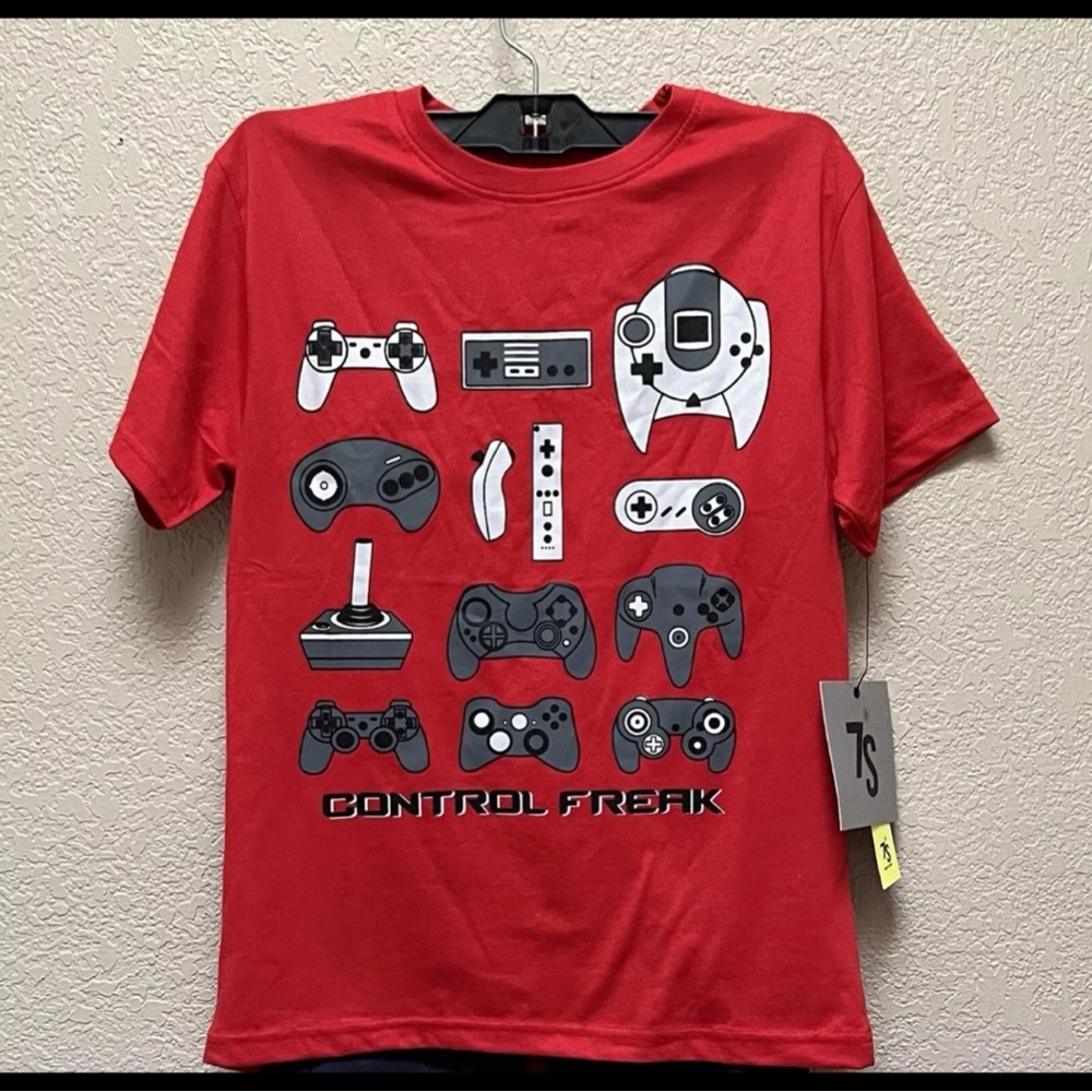 Seven Souls Boys Gaming Print T-shirt Size 14/16